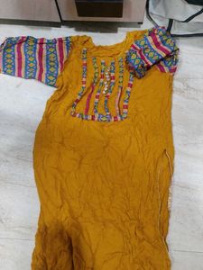 Ethnic Yellow Kurta