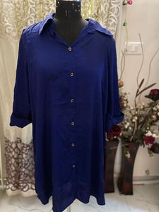 Blue Button-Down Shirt