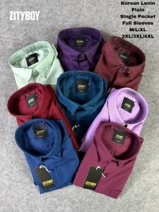 ZITYBOY Korean Lenin Shirts