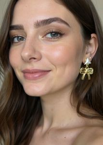 Anti Tarnish Golden Earrings