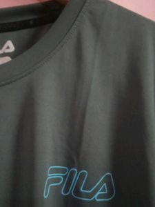 FILA Gray Graphic Tee - Size M