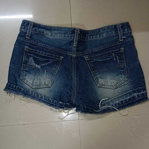 Denim Cut-Off Shorts