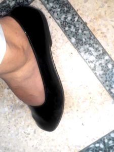 Black Formal Party Club Jutti With Weared Socks