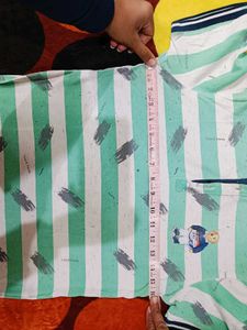 Boys Striped Polo Tee &amp; Denim Shorts