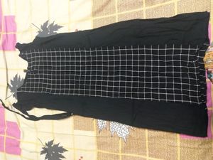 Black And White Check Dress