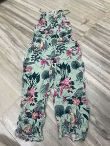 Floral Print Jumpsuit