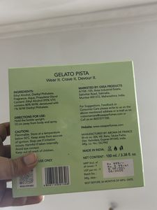 OSSA Gelato Pista Parfum