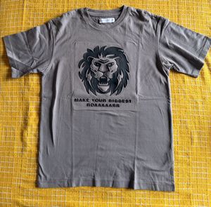 Lion Graphic Print T-shirt for 9-10 yrs