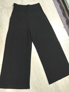 Black Wide Leg Trousers