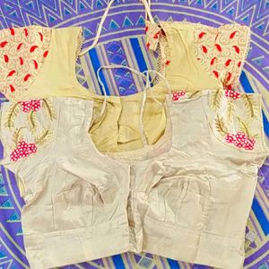 Designer Blouse 🎀🎀pearl Work