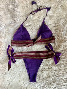 Marathi Mulgi Purple Bikini