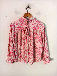 Madame Pink Printed Western Top(Women&#39;s)