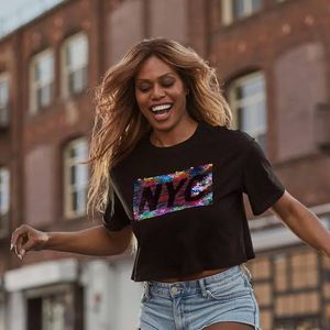 Black NYC Crop Top