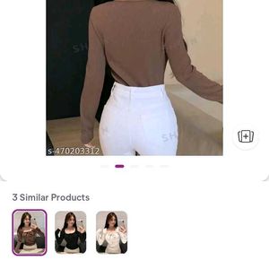 Brown Long Sleeve Top