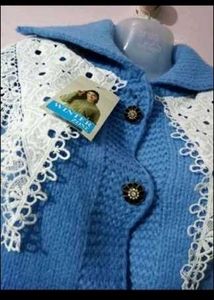 premium quality 😊 Blue Knit party wear sweater