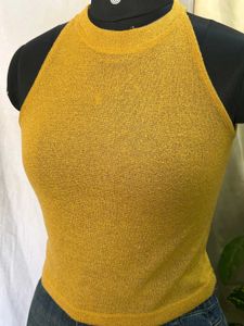 Mango Halter Neck Top