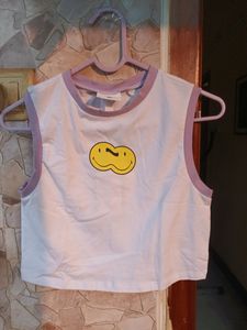 Y2k Pinterest-y H&M Cropped Tank Top