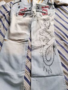 Jeans cotton paint 4 Jori
