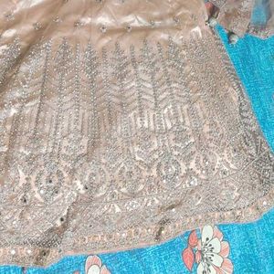 Beautiful Gown With Heavy Dupatta