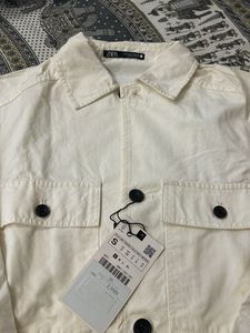 ZARA offwhite overshirt jacket