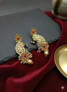 Peacock Design Earrings