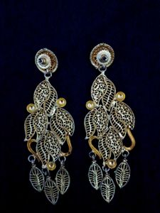 Filigree Leaf Dangle Earrings