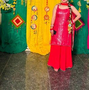 Party Wear Sequence Suit