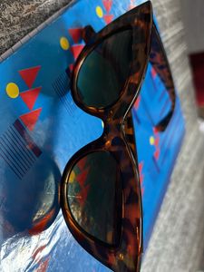 Cat Eye Animal Print Sunglasses