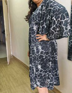 Abstract Print Dress