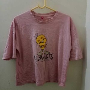 Pink Oversized T-Shirt