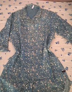 Crimsoune Club Denim Mini Shirt Dress