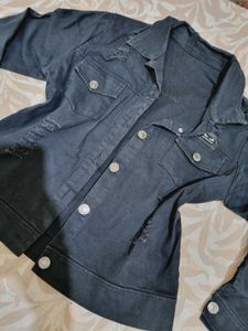 Distressed Denim Jacket