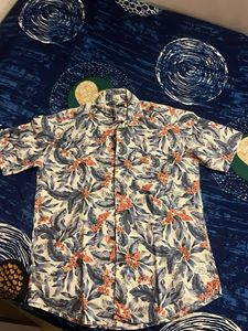 Floral Print Short Sleeve Shirt