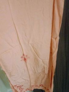 Peach Embroidered Tank Top