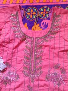 Hot Pink Kurti Set 👗