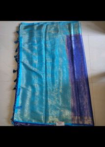 Fancy Wear Trendy Saree With Dual Colour