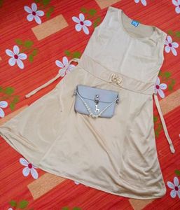 Golden Dress For Women's