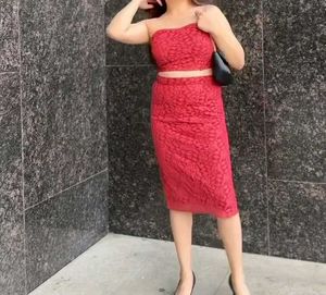 Red Co-ord  Set