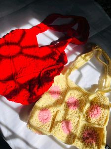 Crochet Aesthetic Tote Bag