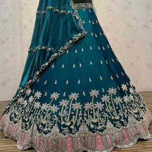 Green Designer Lehenga Choli