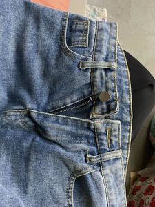 Ripped Wide Leg Jeans