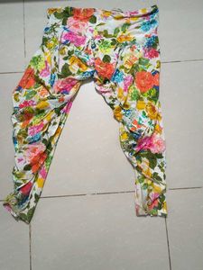 Floral Palazzo And Dupatta