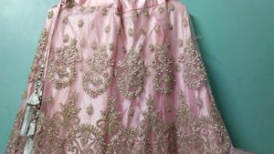 Elegant Pink Lehenga Choli For Women