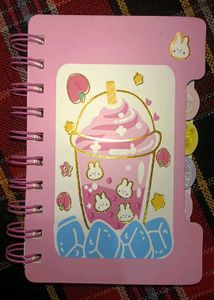 Cute Boba Drink Spiral Notebook