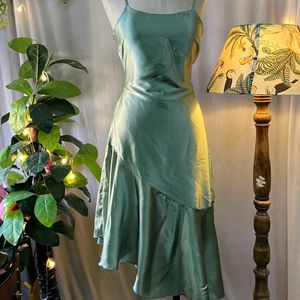 Green Slip Dress