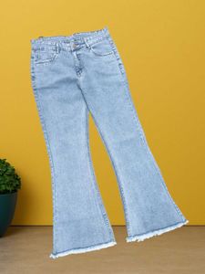 🥰M@76 Size-32 Light Wash Flare Jeans