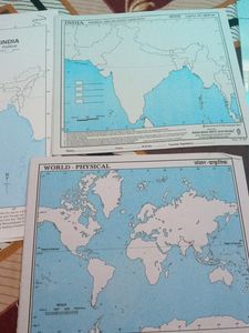 Graph Papers, Maps And Comment Sheets