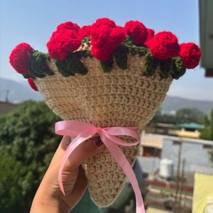 Crochet Rose Blanket Bouquet 💐