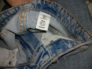 Wide Leg Crop Denim Jeans
