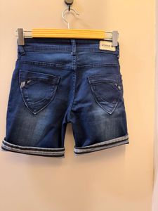 Dark Wash Denim Shorts